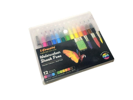 Watercolour Brush-Pens - 12 Pack