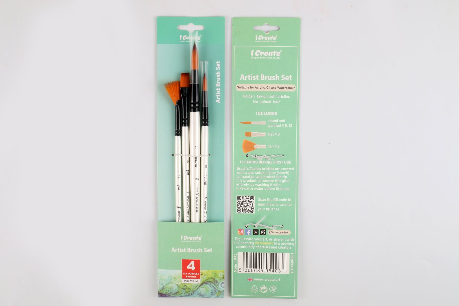 Brush Set for Acrylic, Watercolour or Oil Paint image 12