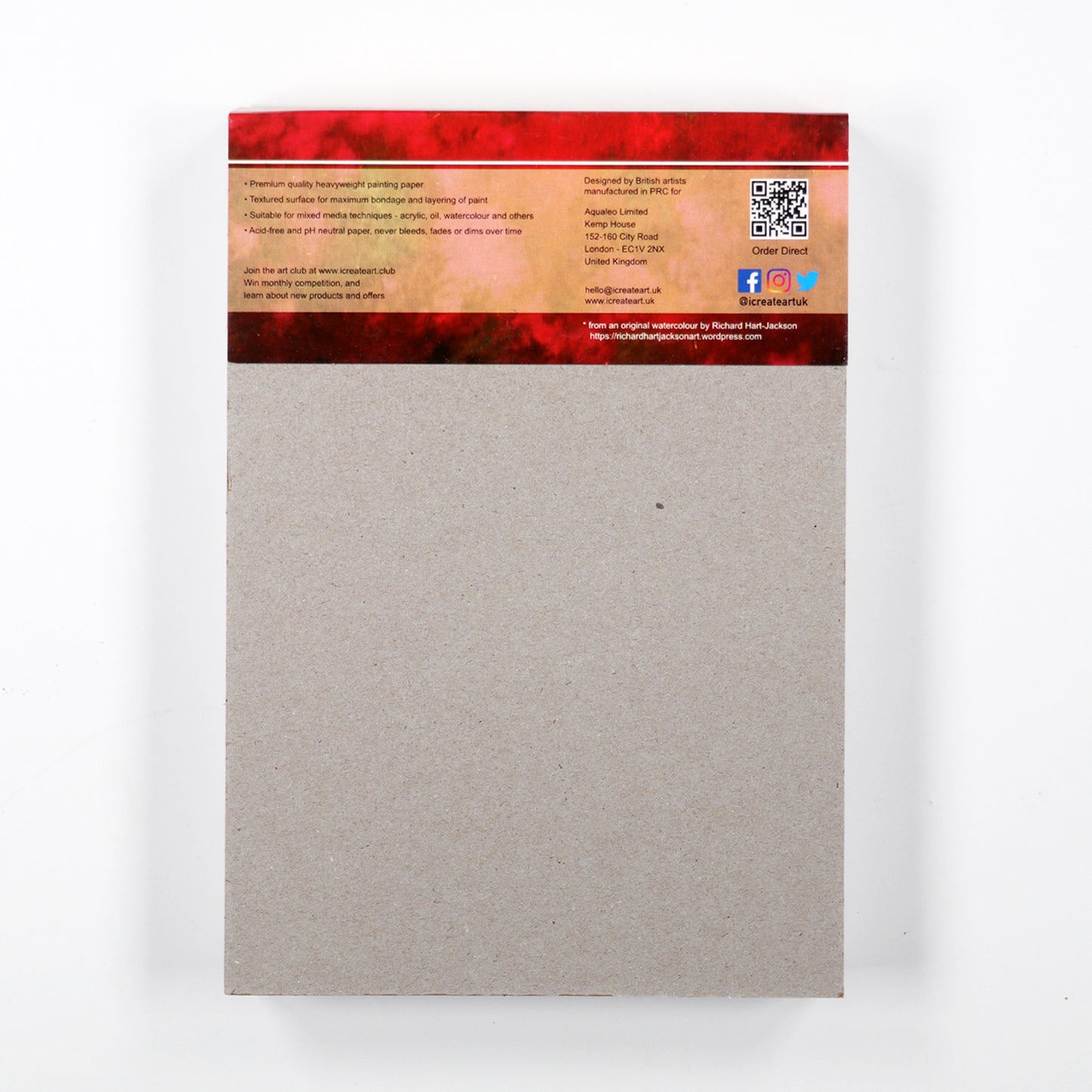 I Create A5 Acrylic Paint Pad | 400 gsm, 30 Sheets