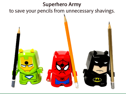 Super Hero Pencil Sharpener